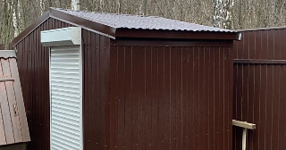 Сарай из металлопрофиля в Железногорске для дачи от Строй-Жлк  от 41564 рублей